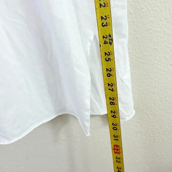 Eileen Fisher Round Neck Top Shirt Tunic in white size Small - Picture 4 of 9